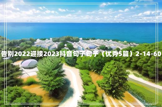 告别2022迎接2023抖音句子句子（优秀5篇）2-14-60