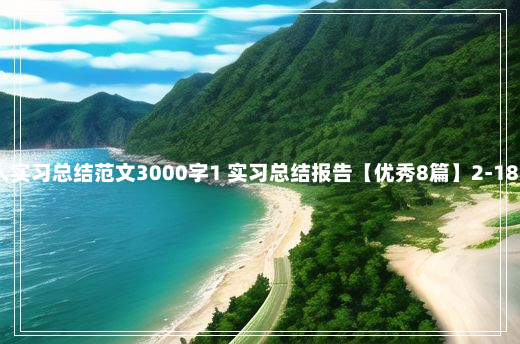 个人实习总结范文3000字1 实习总结报告【优秀8篇】2-18-44