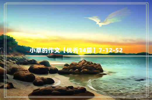 小草的作文【优秀14篇】7-12-52