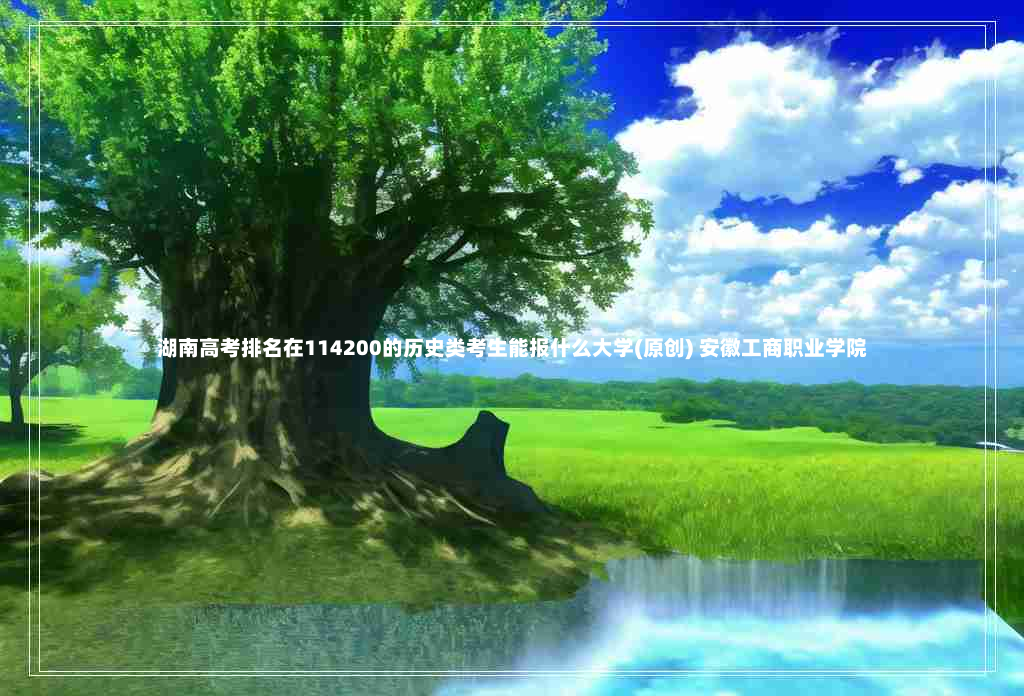 湖南高考排名在114200的历史类考生能报什么大学(原创) 安徽工商职业学院