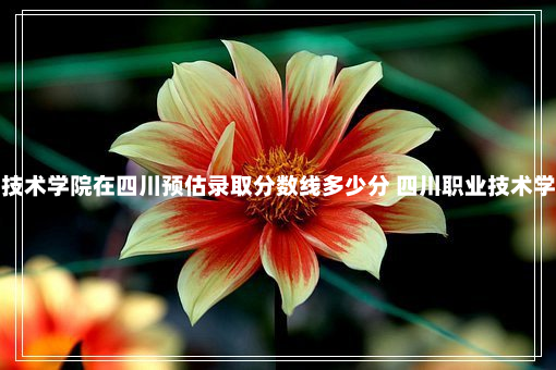 四川职业技术学院在四川预估录取分数线多少分 四川职业技术学院分数线