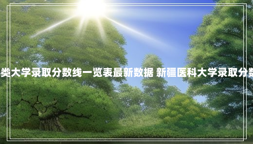 新疆医药类大学录取分数线一览表最新数据 新疆医科大学录取分数线2020