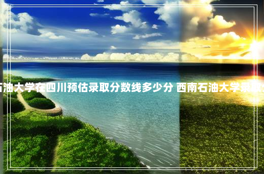 西南石油大学在四川预估录取分数线多少分 西南石油大学录取分数线