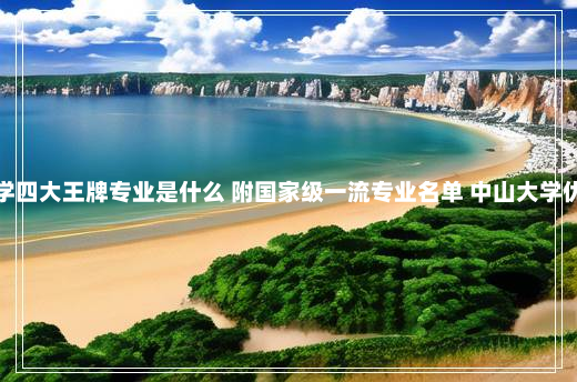 中山大学四大王牌专业是什么 附国家级一流专业名单 中山大学优势专业